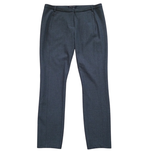 New without Tags Etcetera Women's Gray Stretch Ponte Pants Size 8 NWOT - Picture 1 of 8